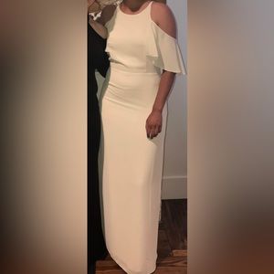 White Dillards formal dress